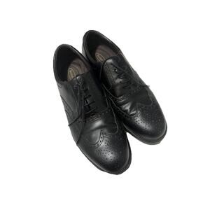 Rockport Men’s Oxford Black Leather Dress Shoes Size 12 M Lace Up M4378